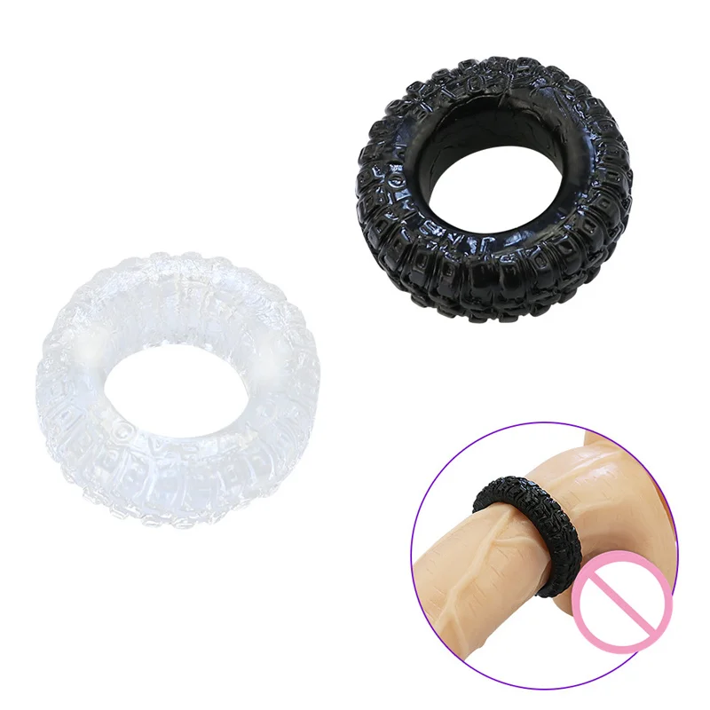 2 PCS/Set Soft Cock Rings Penis Lasting Erection Male Delay Ejaculation Scrotum Restraint Adult Sex Toys For Men TPE Reusable 2 PCS/Set Soft Cock Rings Penis Lasting Erection Male Delay Ejaculation Scrotum Restraint Adult Sex Toys For Men TPE Reusable