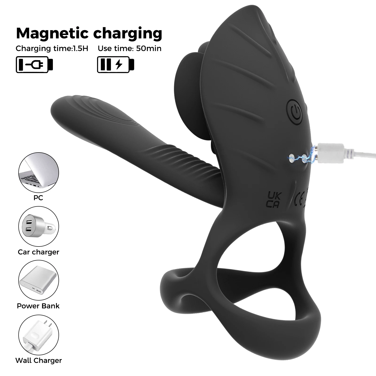 Vibrating Cock Ring with Rose Clitoral Clitoris Stimulator Pleasure Penis Ring Vibrator Couples Adult Sex Toys for Men Women Vibrating Cock Ring with Rose Clitoral Clitoris Stimulator Pleasure Penis Ring Vibrator Couples Adult Sex Toys for Men Women