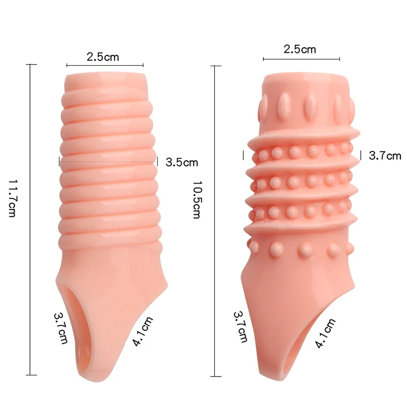 2 Types Cock Ring Delay Ejaculation Penis Nozzle Sleeve Reusable Penis Rings Scrotum Stretcher Adult Toy for Men