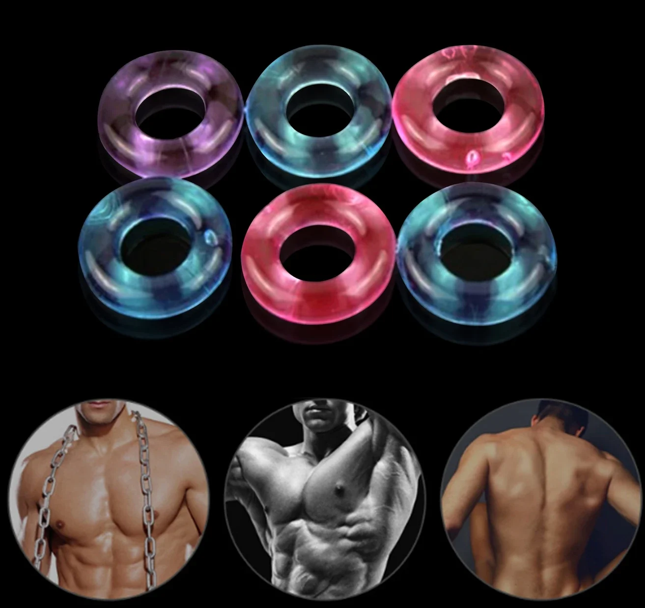 Clitoral Stimulator Penis Erect Erection Enhance Sex Ability Product Sex Toys for Men Silicone Durable Penis Ring