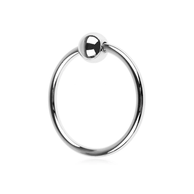 Metal Penis Jewelry Dick Plug Jewel Iron Cock Ball Ring Steel Cock Ring Bead Metal Penis Ring For Men Delayed Ejaculation 18+
