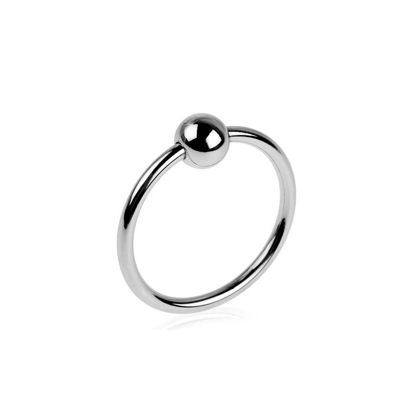 Metal Penis Jewelry Dick Plug Jewel Iron Cock Ball Ring Steel Cock Ring Bead Metal Penis Ring For Men Delayed Ejaculation 18+