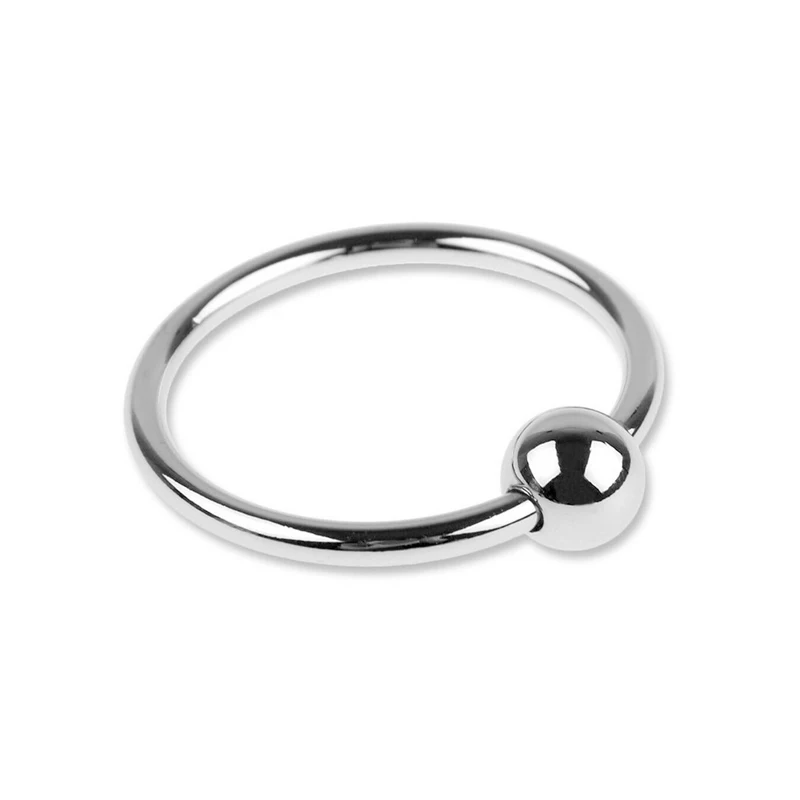 Metal Penis Jewelry Dick Plug Jewel Iron Cock Ball Ring Steel Cock Ring Bead Metal Penis Ring For Men Delayed Ejaculation 18+