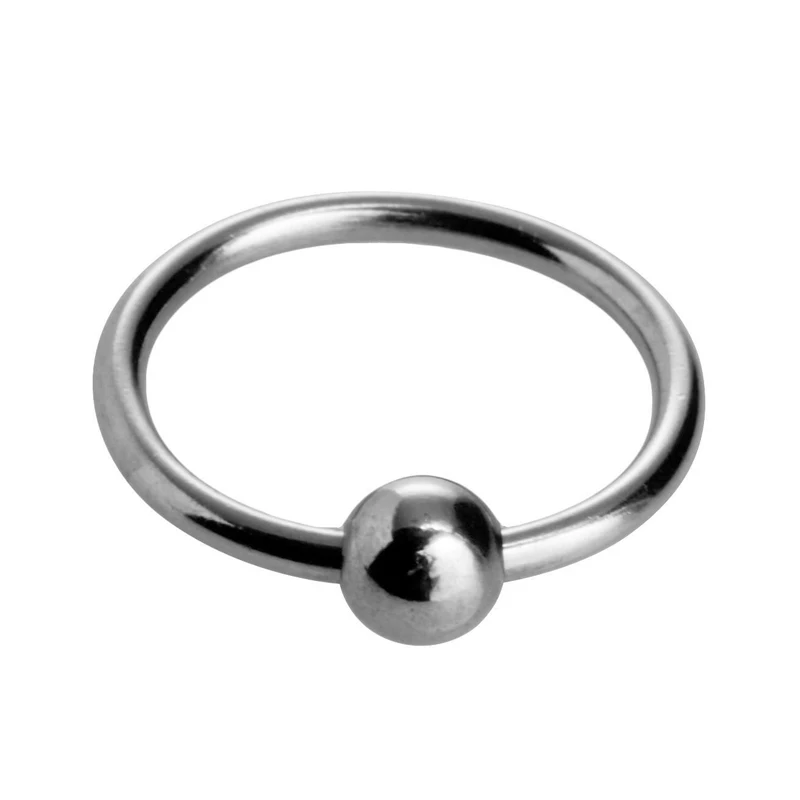 Metal Penis Jewelry Dick Plug Jewel Iron Cock Ball Ring Steel Cock Ring Bead Metal Penis Ring For Men Delayed Ejaculation 18+