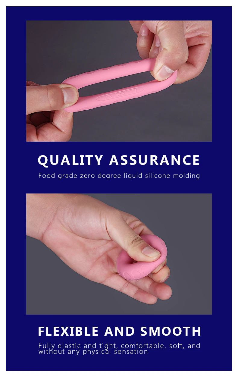 Silicone Penis Ring Male Delayed Ejaculation Stretchable Lock Sperm Cock Ring Reusable Stretcher Strong Semen Lock Men Sex Toy