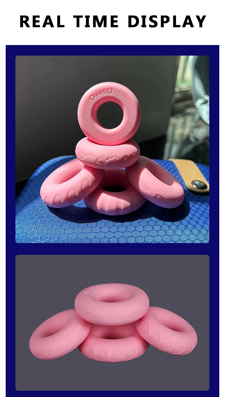 Silicone Penis Ring Male Delayed Ejaculation Stretchable Lock Sperm Cock Ring Reusable Stretcher Strong Semen Lock Men Sex Toy