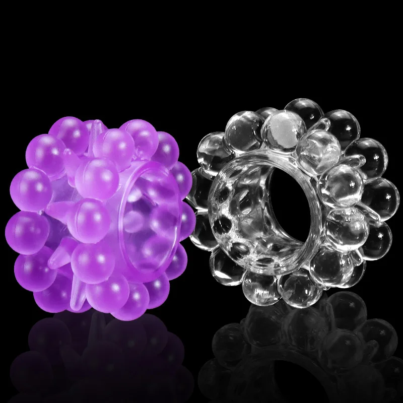 Silicone Penis Ring Beads Clitoris Stimulate Foreskin Correction Cock Rings Delay Ejaculation G-spot Massage Sex Toys for Men