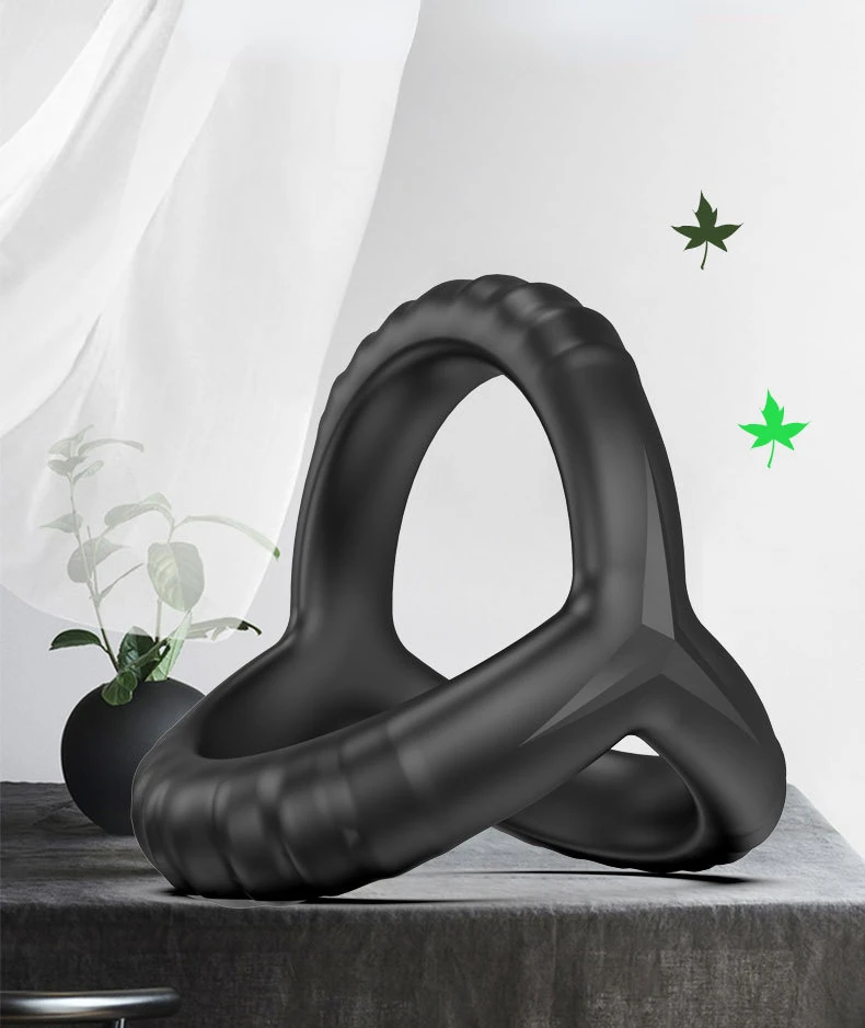 Silicone Penis Cock Ring Delay Ejaculation Super Small Chastity Cage Adjustable Penis Ring Scrotum Cockring Male Sex Toy for Men