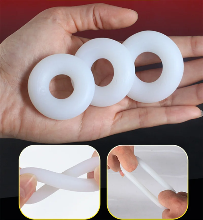3 PCS/Set Soft Cock Rings Penis Lasting Erection Male Delay Ejaculation Testis Scrotum Restraint Adult Sex Toys for Men Reusable 3 PCS/Set Soft Cock Rings Penis Lasting Erection Male Delay Ejaculation Testis Scrotum Restraint Adult Sex Toys for Men Reusable
