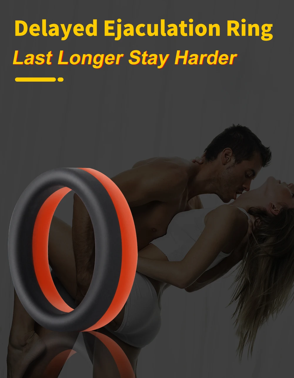 Men Penis Ring Silicone Cock Rings Male Lock Ejaculation Scrotal Ball Stretcher anillo hombre Cockring Sex Toys For Men