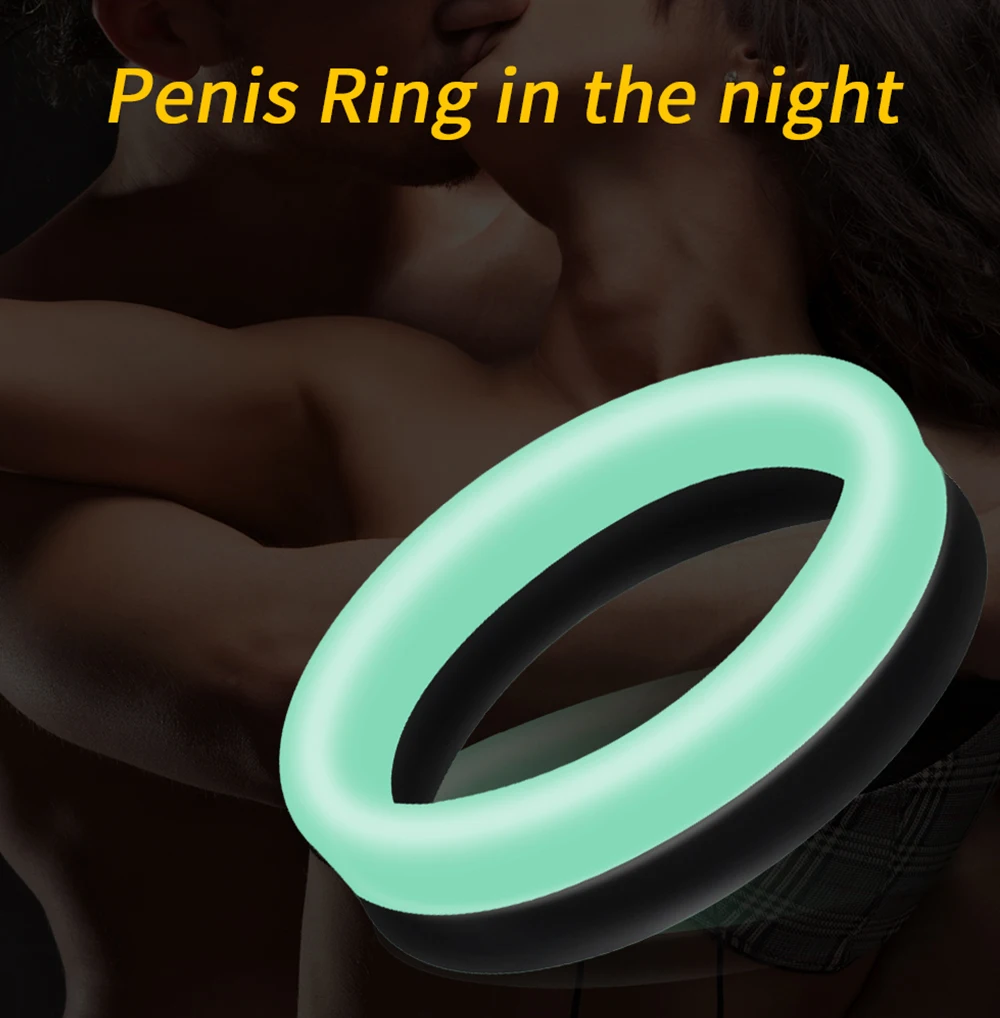 Men Penis Ring Silicone Cock Rings Male Lock Ejaculation Scrotal Ball Stretcher anillo hombre Cockring Sex Toys For Men