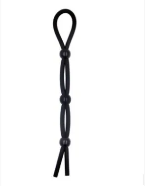 Adjustable male Silicone penis lock cock Ring bondage Erection Delay Ejaculation Enlargement ball stretcher massager Sex Toy Men