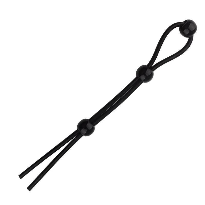 Adjustable male Silicone penis lock cock Ring bondage Erection Delay Ejaculation Enlargement ball stretcher massager Sex Toy Men