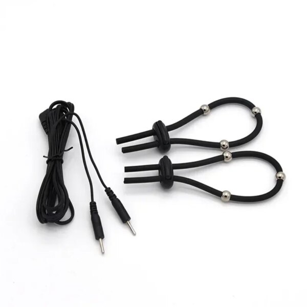 Sex Products Electric Shock Penis Ring Body Massager Physical Therapy Cock Ring Intimate Goods Sex Toys For Couple Masturbation