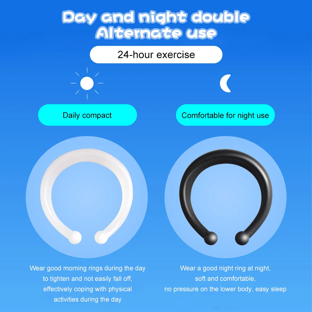 Newest 2pcs Silicone Male Foreskin Corrector Penis Ring Daily Night Glans Cock Ring Delay Ejaculation Sex Toys For Men Adult Newest 2pcs Silicone Male Foreskin Corrector Penis Ring Daily Night Glans Cock Ring Delay Ejaculation Sex Toys For Men Adult