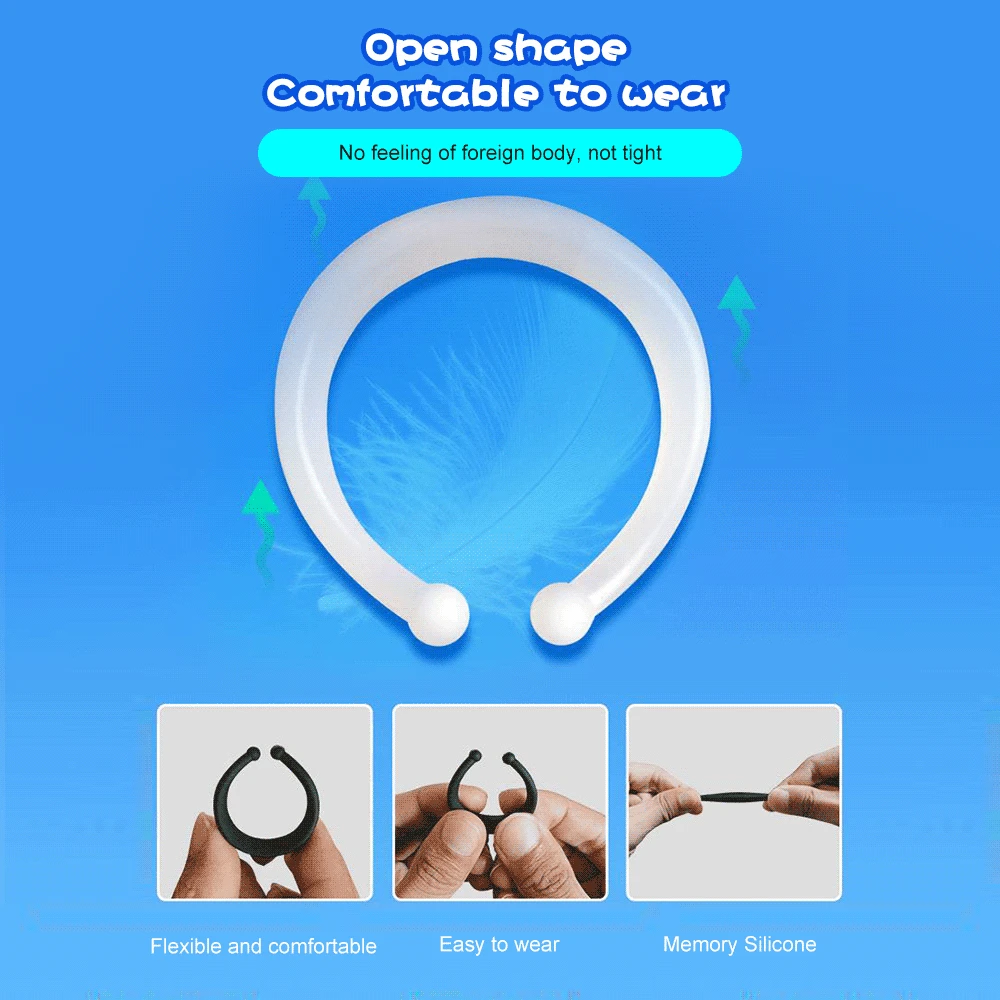 Newest 2pcs Silicone Male Foreskin Corrector Penis Ring Daily Night Glans Cock Ring Delay Ejaculation Sex Toys For Men Adult Newest 2pcs Silicone Male Foreskin Corrector Penis Ring Daily Night Glans Cock Ring Delay Ejaculation Sex Toys For Men Adult