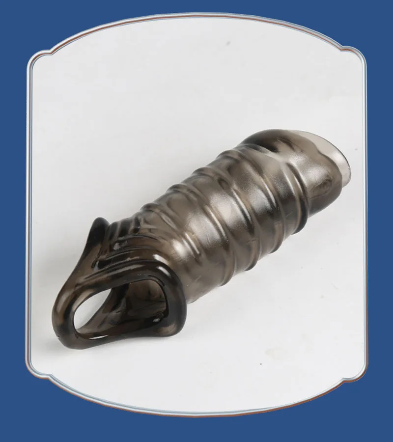Newest Reusable Penis Sleeve Cock Rings Delay Ejaculation Clit Stimulation Penis Enlargemt Nozzle Sexy Toys for Men