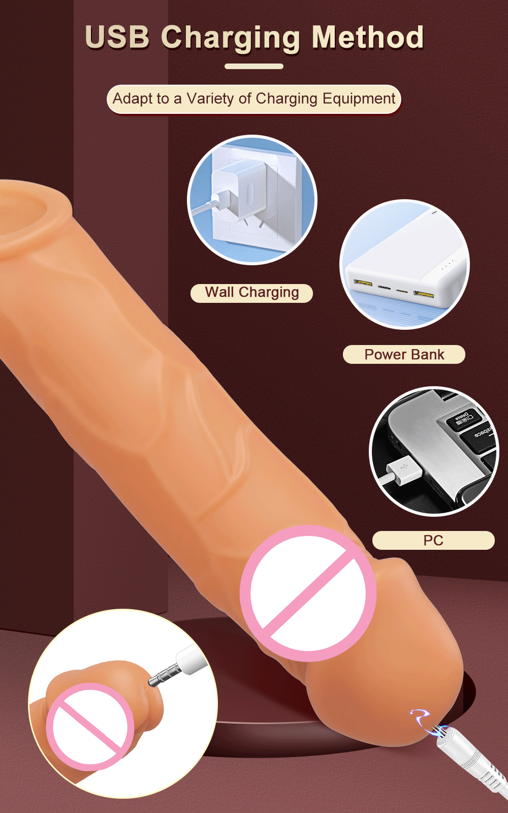 Vibrating Penis Extension Sleeve Ejaculation Delay Remote Control Penis Extender Reusable Silicone G-Spot Stimulator for Couples Vibrating Penis Extension Sleeve Ejaculation Delay Remote Control Penis Extender Reusable Silicone G-Spot Stimulator for Couples