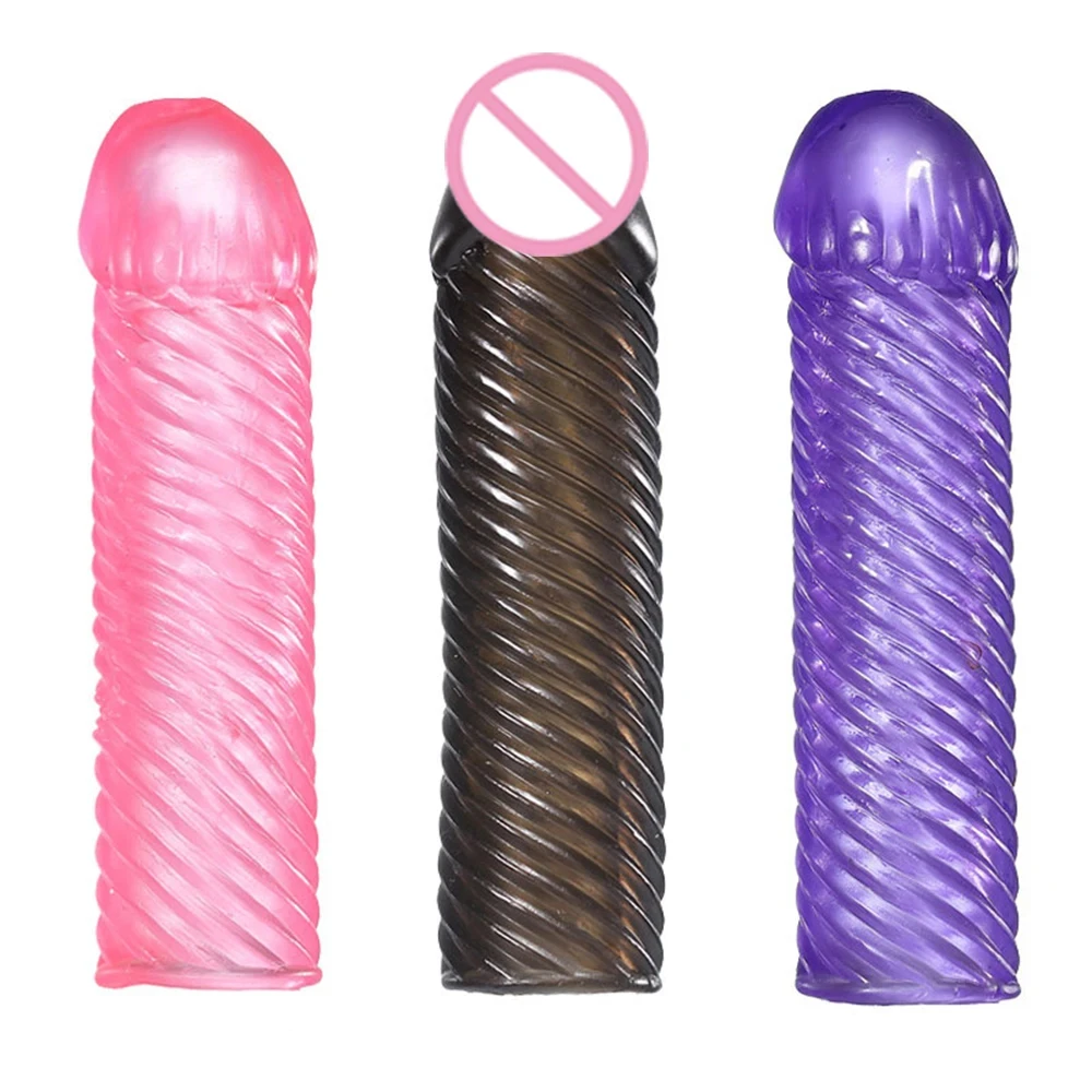 Penis Extender Sleeve Reusable Silicon Spike Dotted Condom Sex Toys Men Dildo Penis Condoms G Spot Stimulation Delay Ejaculation Penis Extender Sleeve Reusable Silicon Spike Dotted Condom Sex Toys Men Dildo Penis Condoms G Spot Stimulation Delay Ejaculation