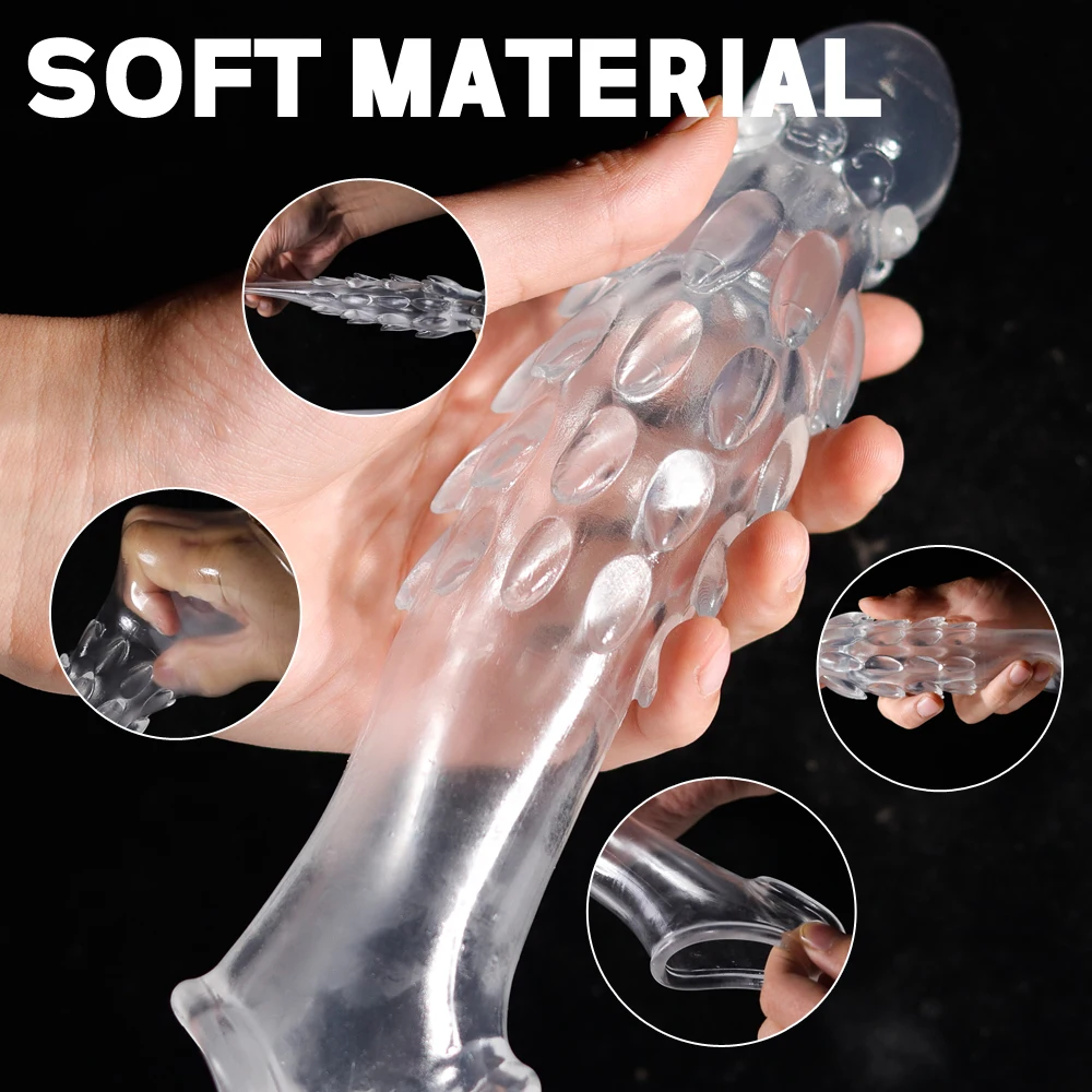 Penis Extender Sleeve with Vibrator Penis Ring 10 Inch Clear Cock Ring Extender Soft Dick Enlarger for Couples Reusable Condoms Penis Extender Sleeve with Vibrator Penis Ring 10 Inch Clear Cock Ring Extender Soft Dick Enlarger for Couples Reusable Condoms