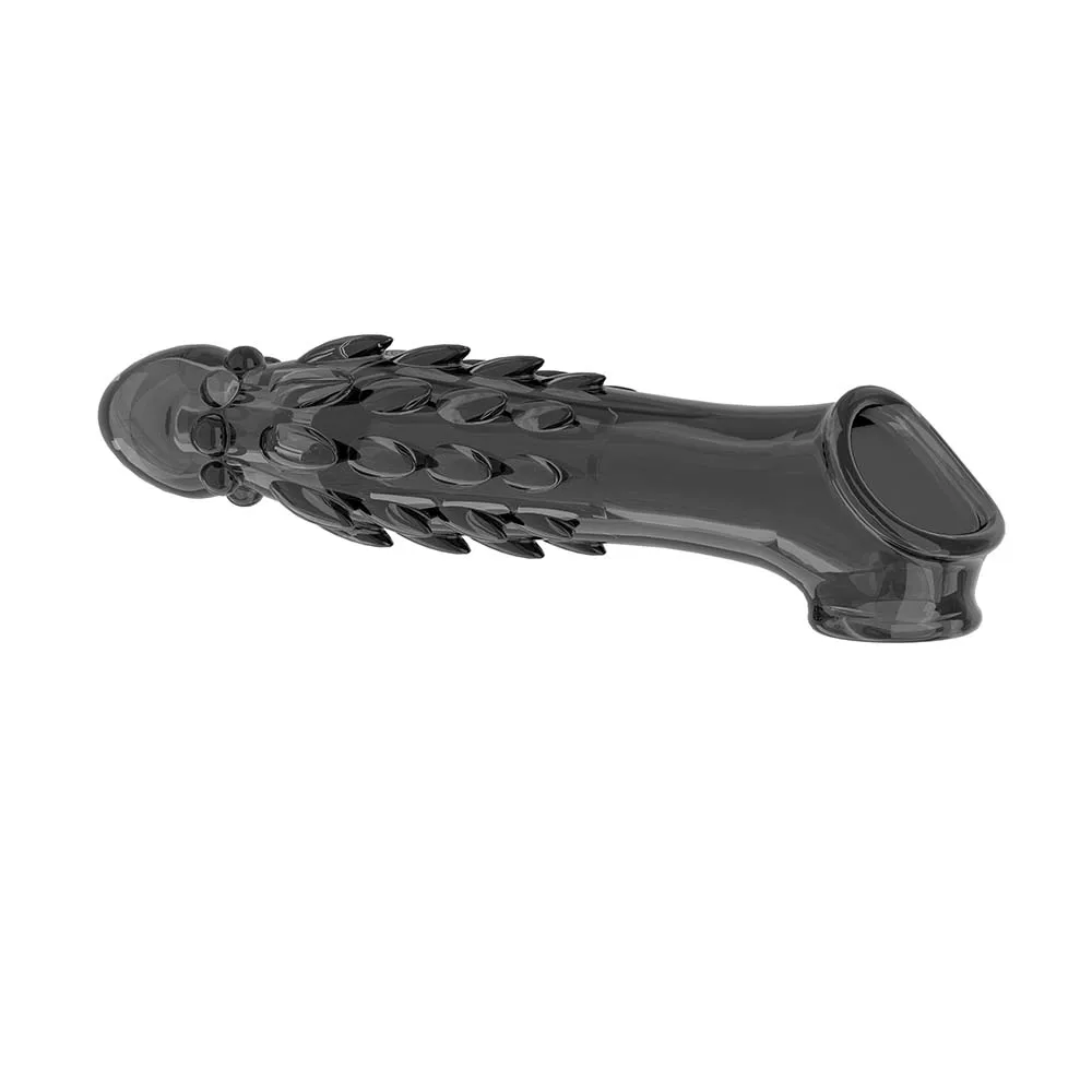 Penis Extender Sleeve with Vibrator Penis Ring 10 Inch Clear Cock Ring Extender Soft Dick Enlarger for Couples Reusable Condoms Penis Extender Sleeve with Vibrator Penis Ring 10 Inch Clear Cock Ring Extender Soft Dick Enlarger for Couples Reusable Condoms