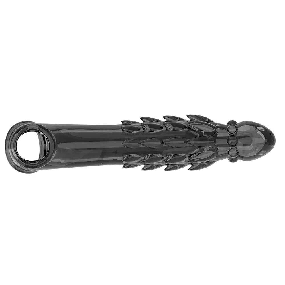 Penis Extender Sleeve with Vibrator Penis Ring 10 Inch Clear Cock Ring Extender Soft Dick Enlarger for Couples Reusable Condoms Penis Extender Sleeve with Vibrator Penis Ring 10 Inch Clear Cock Ring Extender Soft Dick Enlarger for Couples Reusable Condoms