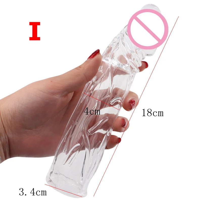 Realistic Penis Extension Cock Sleeve Reusable Silicone Penis Enlarger Delay Condoms For Adult Men Dildo Enhancer Sex Toys