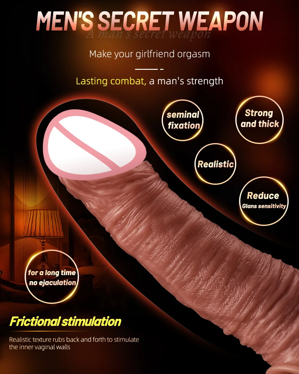  Realistic Penis Sleeve Reusable Cock Sleeve Extender Artificial Dick Enlargement/Extender Delay Ejaculation Couples Condom