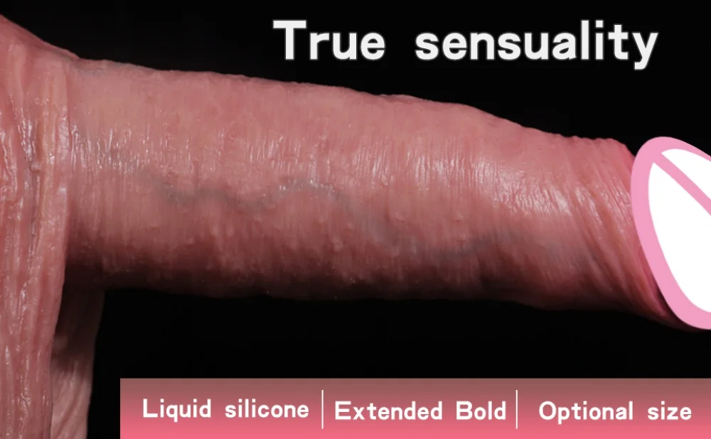 Male cock sleeve Reusable Realistic Penis Sleeve Penis Enlargement/Extender Silicone hollow dildo Sex toys for men Condom Couple