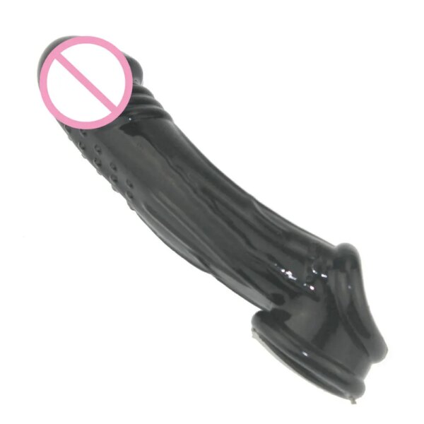 BOLD Extend Penis Delay Impotence Reusable Delay Comdom Enlarge Extension GSpot Cock Ball loop penis Sleeve Sex toys for Man