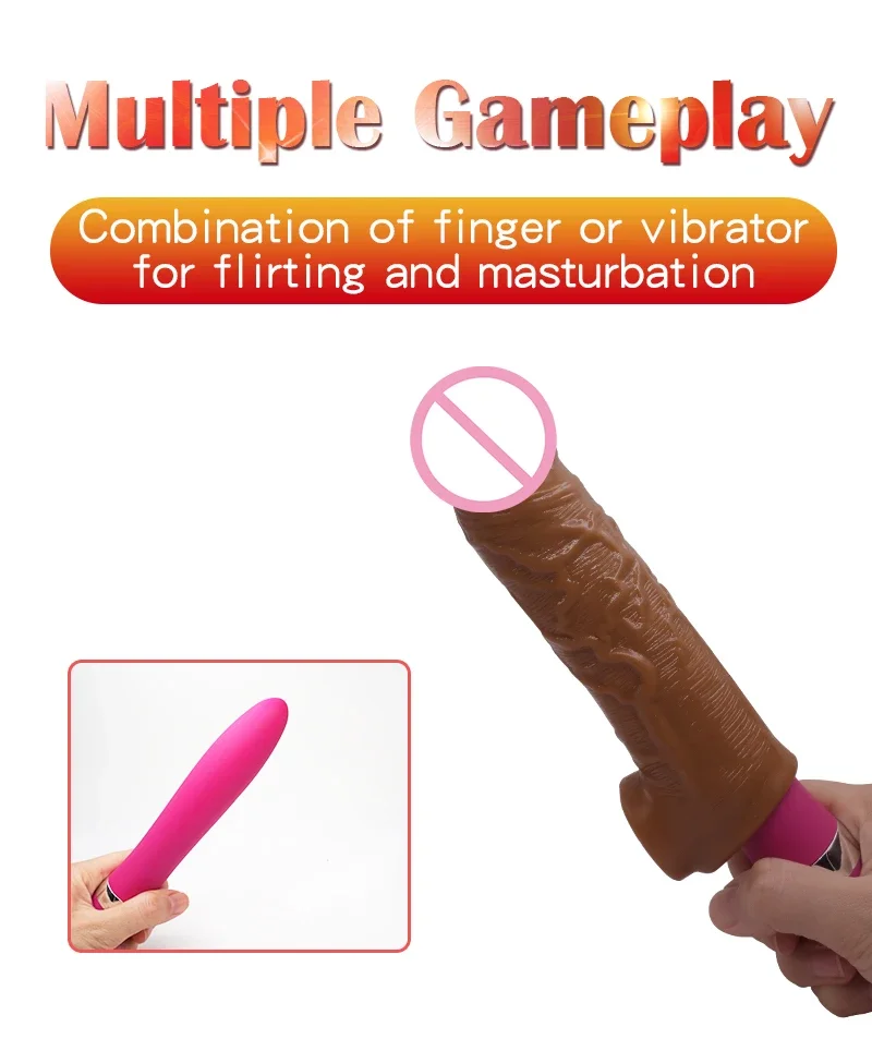 Silicone Penis Condoms For Men Extender Dildo Enhancer Enlargement Condom Male Cock Sex Toys Reusable Penis Sleeve For Male Silicone Penis Condoms For Men Extender Dildo Enhancer Enlargement Condom Male Cock Sex Toys Reusable Penis Sleeve For Male