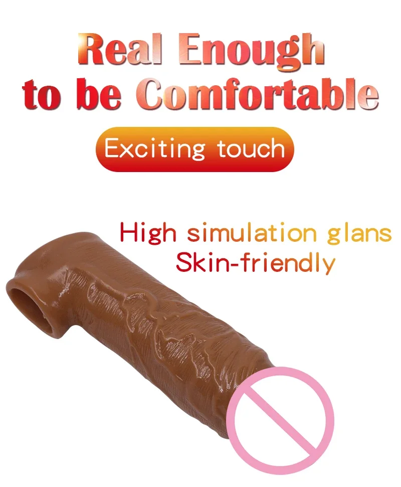 Silicone Penis Condoms For Men Extender Dildo Enhancer Enlargement Condom Male Cock Sex Toys Reusable Penis Sleeve For Male Silicone Penis Condoms For Men Extender Dildo Enhancer Enlargement Condom Male Cock Sex Toys Reusable Penis Sleeve For Male