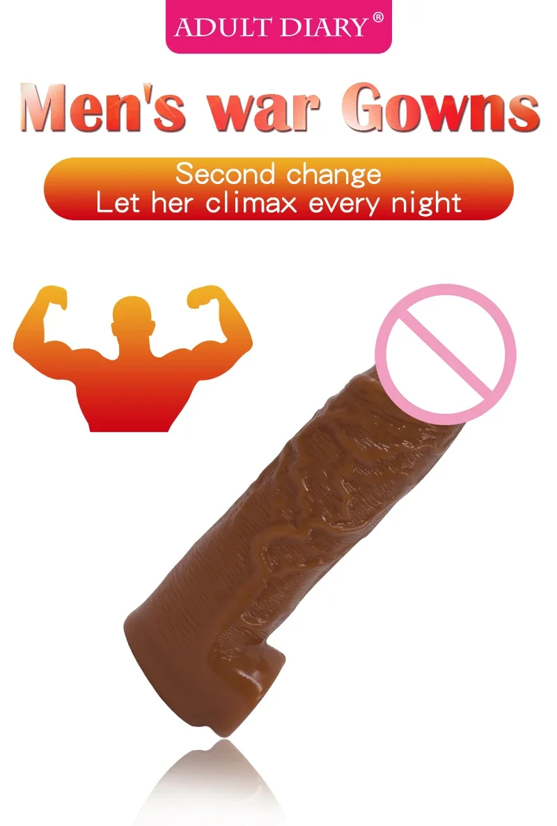 Silicone Penis Condoms For Men Extender Dildo Enhancer Enlargement Condom Male Cock Sex Toys Reusable Penis Sleeve For Male Silicone Penis Condoms For Men Extender Dildo Enhancer Enlargement Condom Male Cock Sex Toys Reusable Penis Sleeve For Male