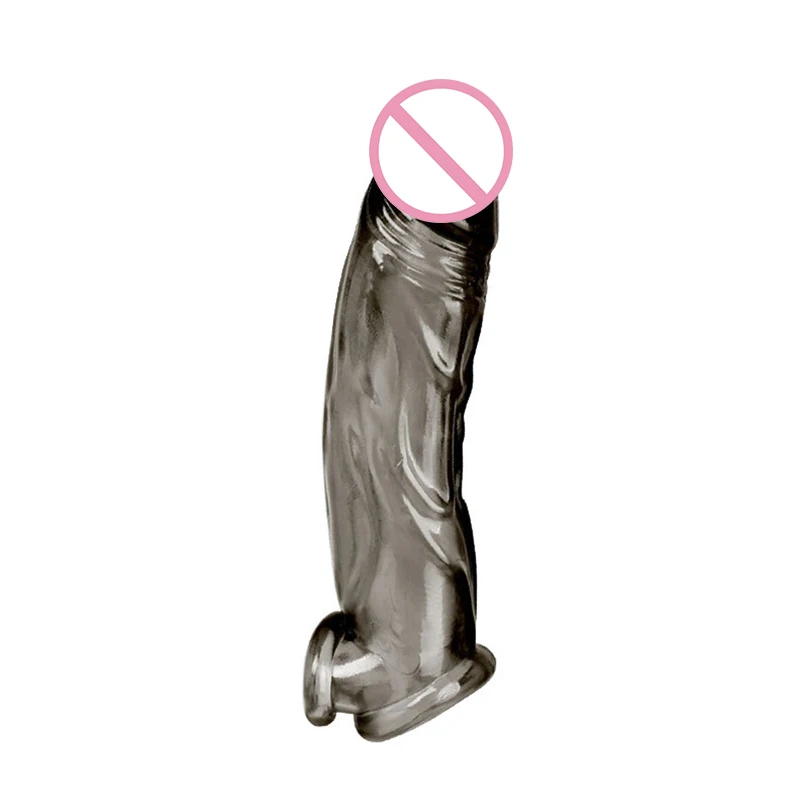Penis Extender Sleeve Erection Enhancer Penis Ring Enlargement Silicone Cock For Men CJ