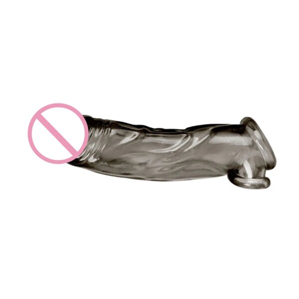 Penis Extender Sleeve Erection Enhancer Penis Ring Enlargement Silicone Cock For Men CJ