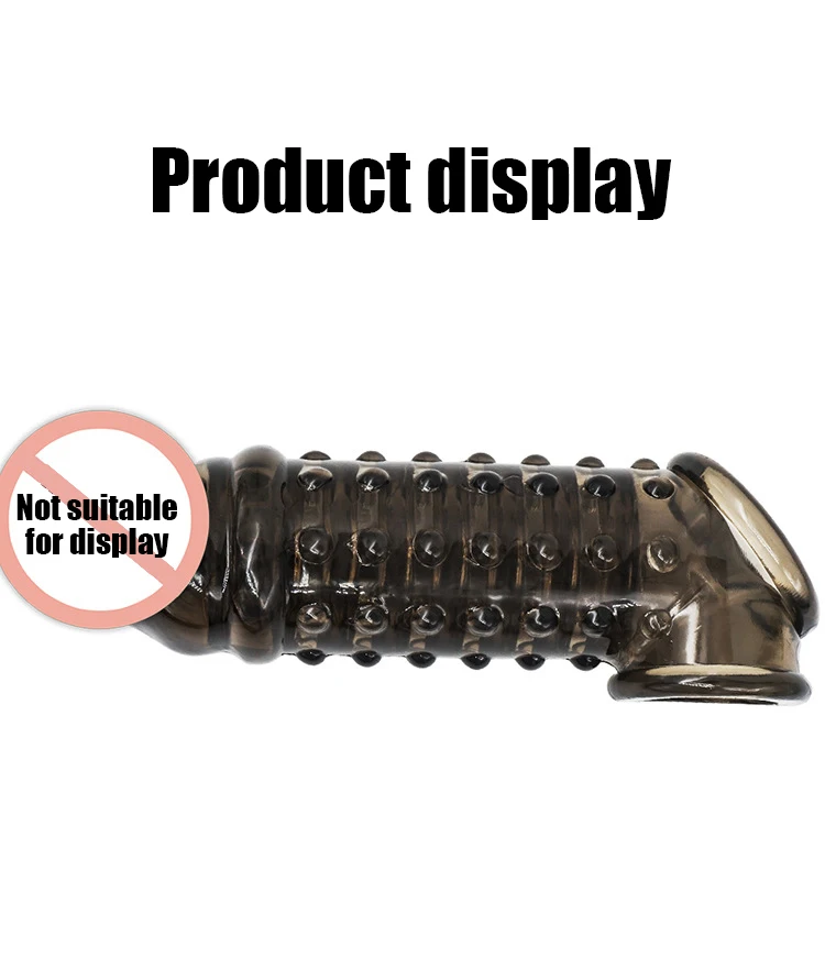 Soft Penis Extender Condom Men Cock Sleeve Ring On Penis Reusable Condoms Spines Sex Studded Enlargement Sex Toys For Male Soft Penis Extender Condom Men Cock Sleeve Ring On Penis Reusable Condoms Spines Sex Studded Enlargement Sex Toys For Male