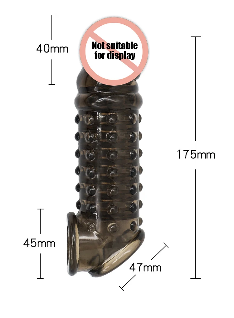 Soft Penis Extender Condom Men Cock Sleeve Ring On Penis Reusable Condoms Spines Sex Studded Enlargement Sex Toys For Male Soft Penis Extender Condom Men Cock Sleeve Ring On Penis Reusable Condoms Spines Sex Studded Enlargement Sex Toys For Male