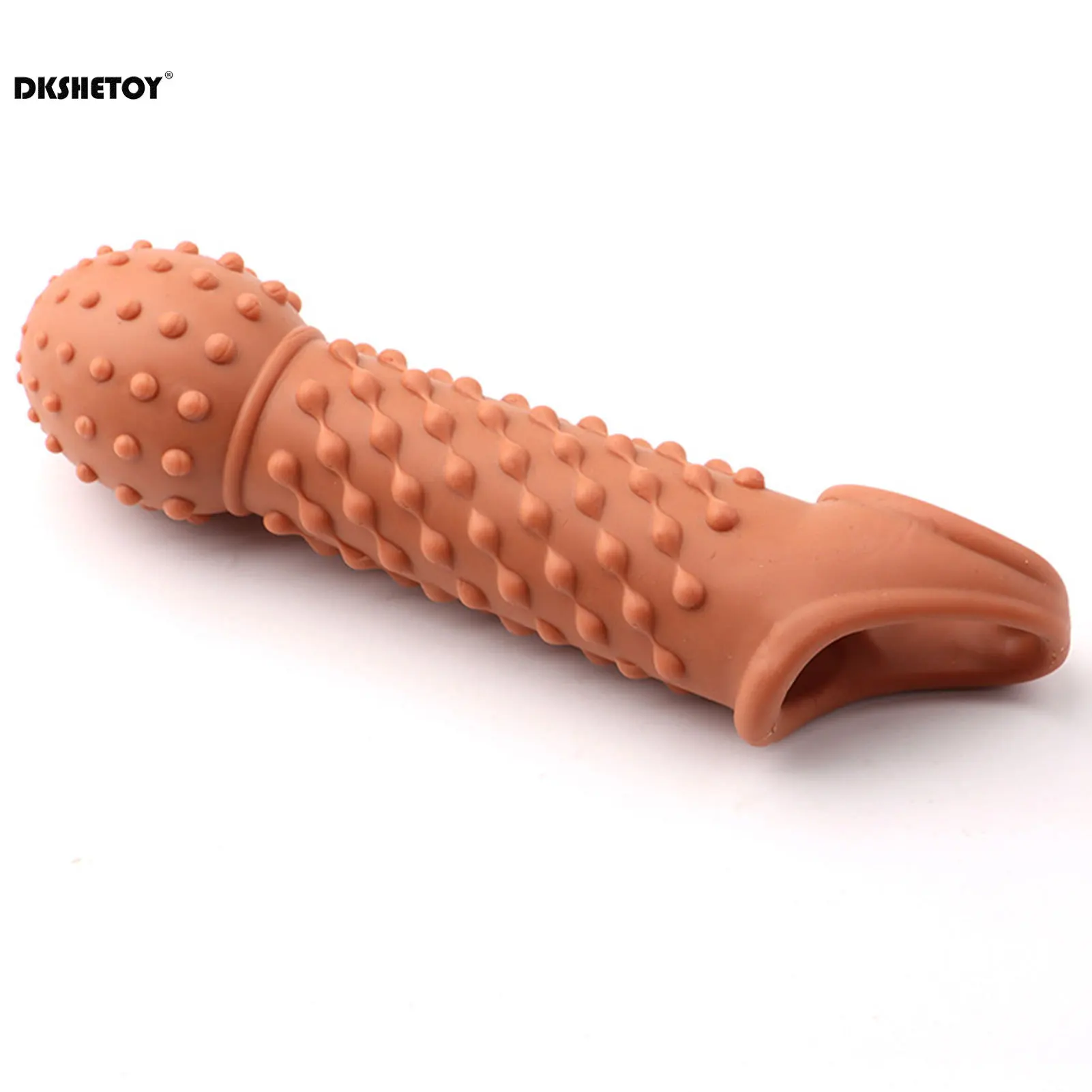 Reusable condom for sexual pleasure hard rough Big 3D Dottet Ribs condom Penis Sleeve Extender for Men Delay Ejaculation