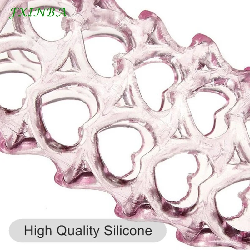 FXINBA Reusable Delay Condoms Penis Sleeve Cock Extender For Men Penis Enlargement G-spot Condom Adult Intimate Erotic Sex Toys