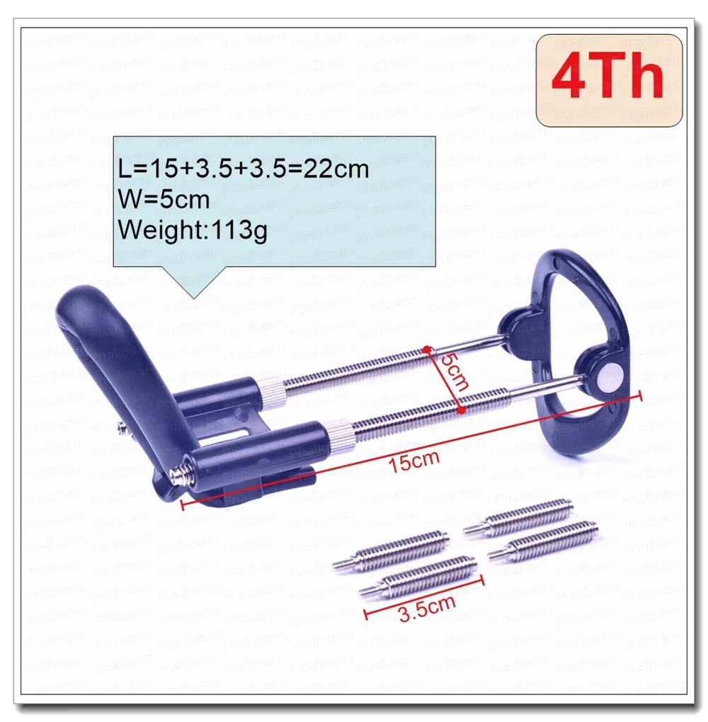 4th Generation Male Enlarger Stretcher Tension Traction Correction Bending Penis Extender Enlarger Device For Men Penis Extender