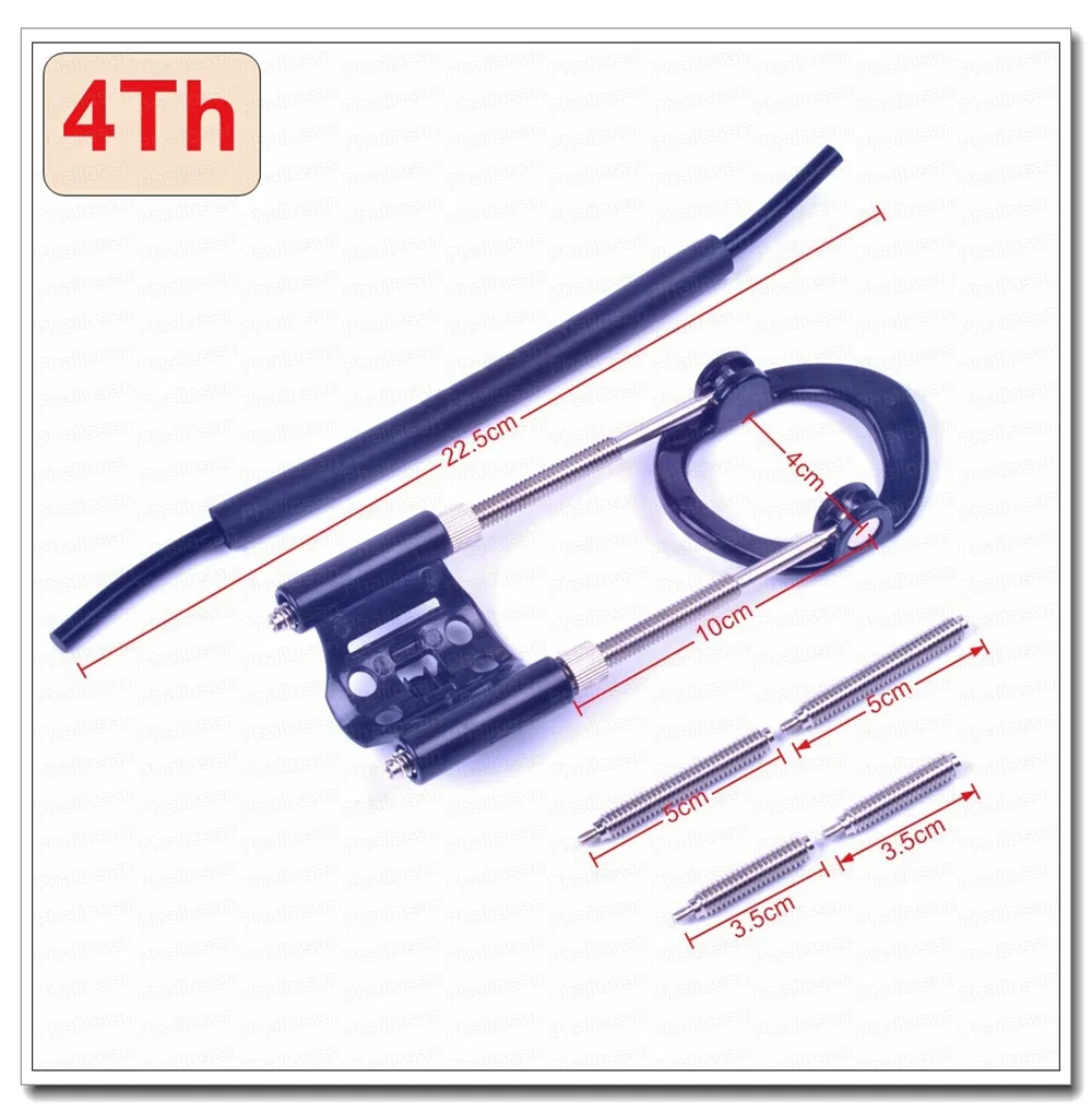 4th Generation Male Enlarger Stretcher Tension Traction Correction Bending Penis Extender Enlarger Device For Men Penis Extender