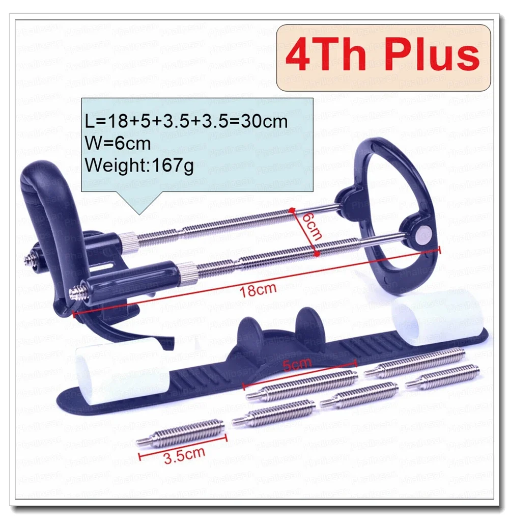 4th Generation Male Enlarger Stretcher Tension Traction Correction Bending Penis Extender Enlarger Device For Men Penis Extender