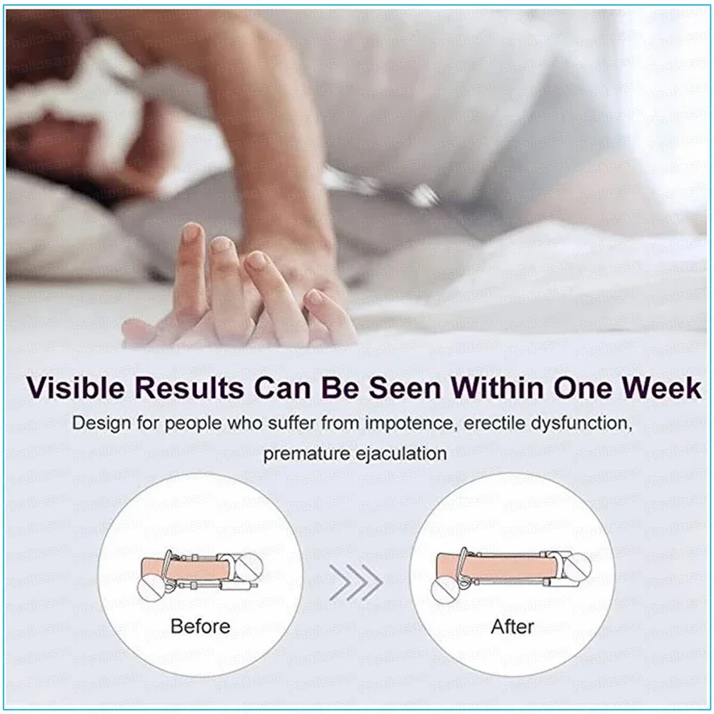 4th Generation Male Enlarger Stretcher Tension Traction Correction Bending Penis Extender Enlarger Device For Men Penis Extender