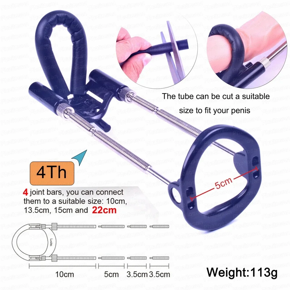 4th Generation Male Enlarger Stretcher Tension Traction Correction Bending Penis Extender Enlarger Device For Men Penis Extender