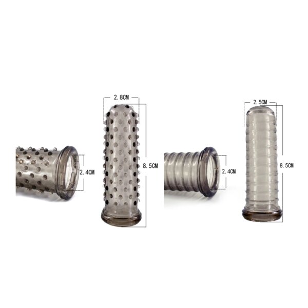 Reusable Silicone Condom with Spike Dotted Penis Sleeve for Men Dildo Sheath Condoms Extender Sleeve Penis Cocks Cover Sex Toys