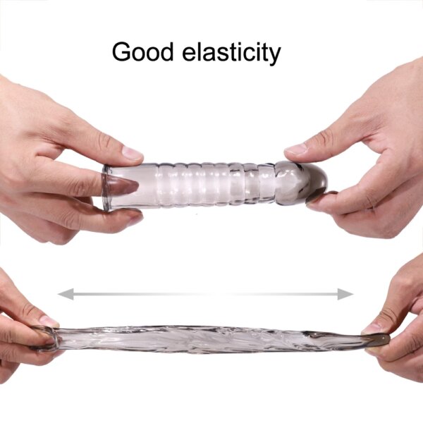 Reusable Silicone Condom with Spike Dotted Penis Sleeve for Men Dildo Sheath Condoms Extender Sleeve Penis Cocks Cover Sex Toys