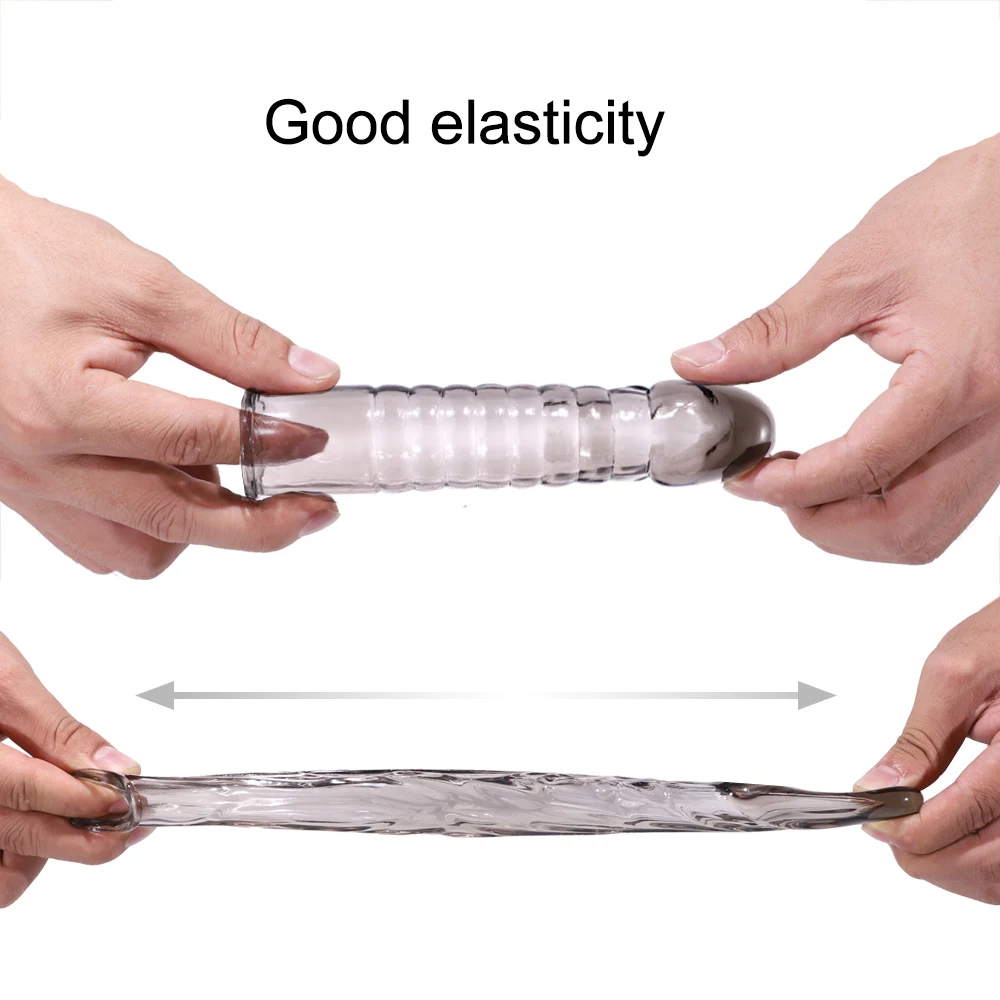 Reusable Silicone Condom with Spike Dotted Penis Sleeve for Men Dildo Sheath Condoms Extender Sleeve Penis Cocks Cover Sex Toys