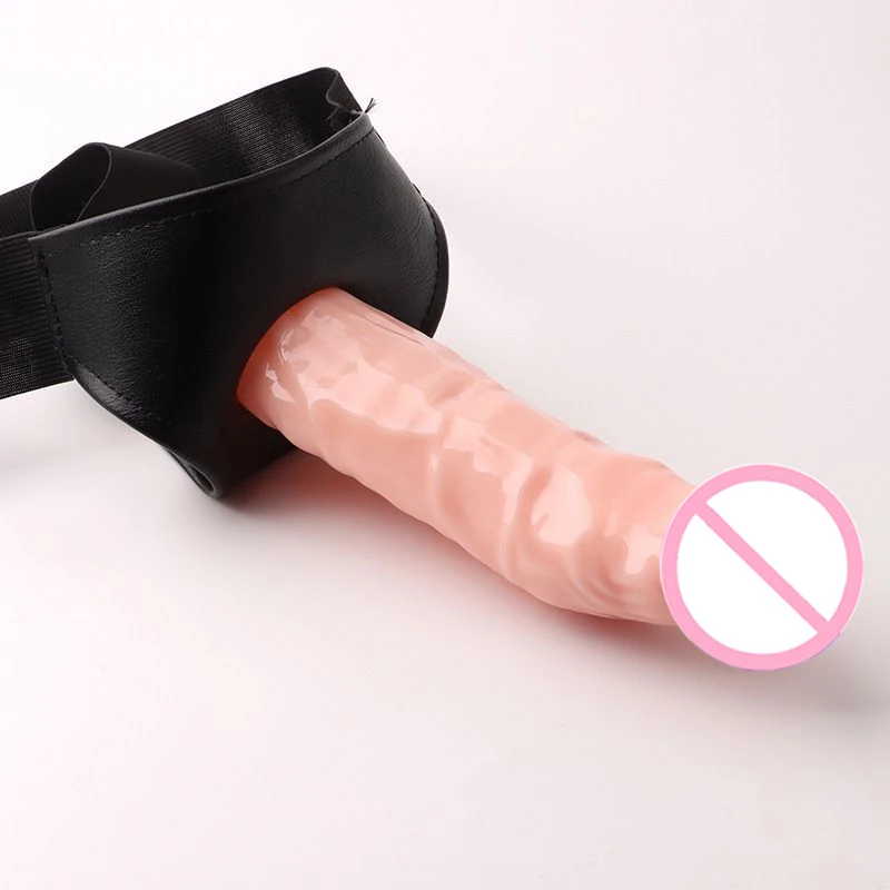 Realistic Strap-on Dildo Lesbian Strap On Men Penis Sleeve Penise Condoms Masturbator Sex For Woman Anal Vagina For Adult Toys