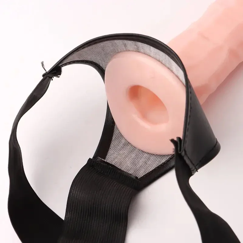 Strapon dildo lesbian strap on men penis sleeve Penise condoms increase masturbator sex for woman anal butt plug adult toy