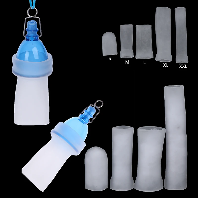 Penis Clamping Kit Vibrators Men Penis Enlargement Extender Stretcher Silicone Sleeves for Penis Enlargement /Penis Clamping Kit